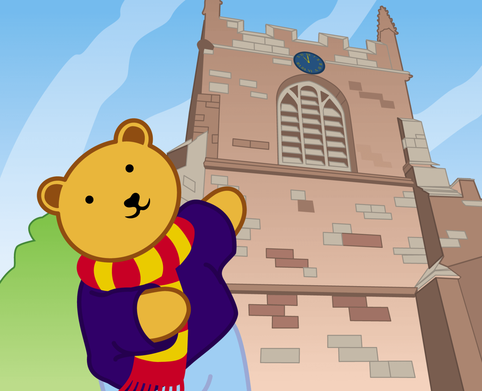 Teddy at Bangor Cathedral - 10